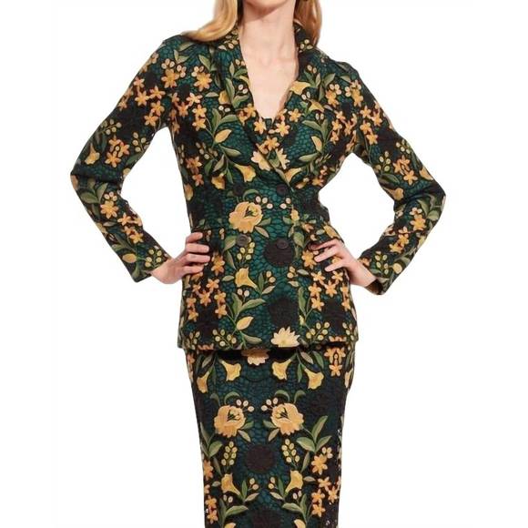 NEW EVA FRANCO alexey jacket in harvest bloom - Picture 1 of 5